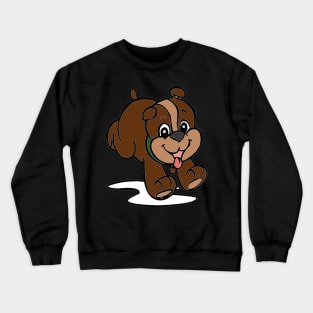 Little Playful Puppy Crewneck Sweatshirt